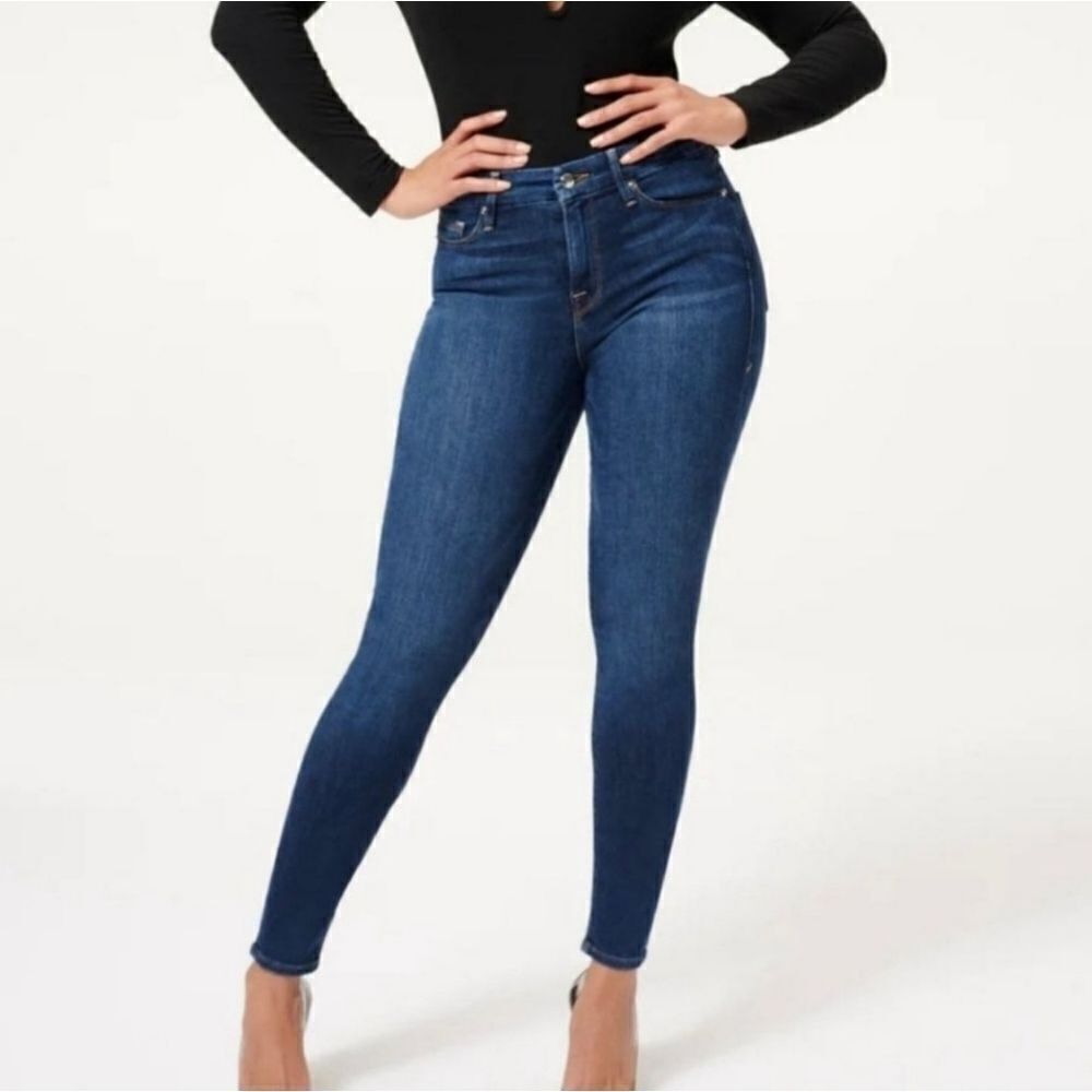 Good American Good Legs Blue Jeggings Size 00/24 NWT